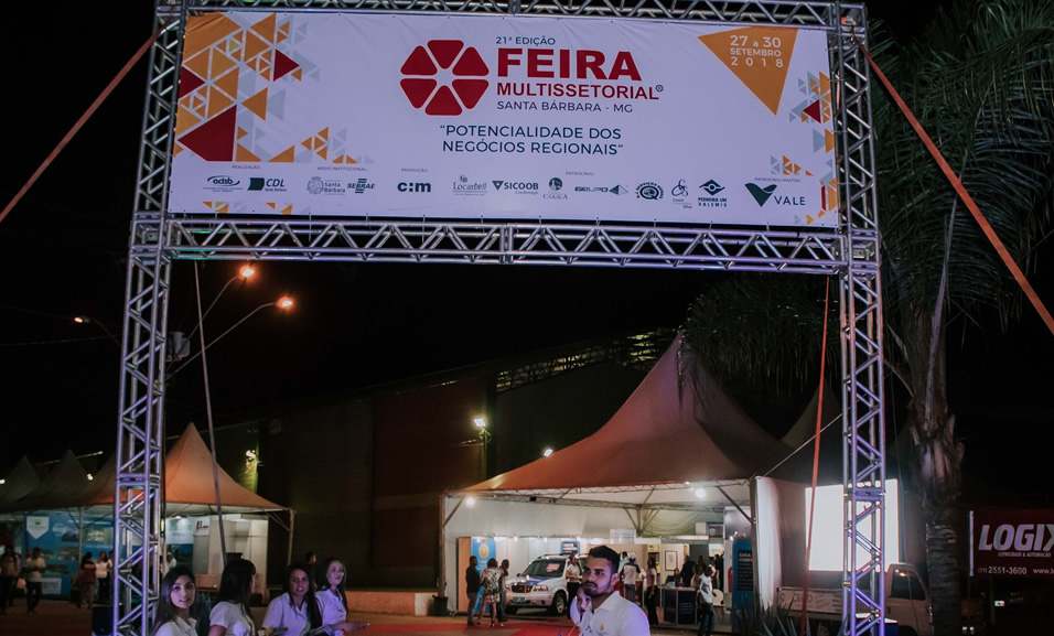 Feira Multissetorial 2018 em Santa Bárbara MG