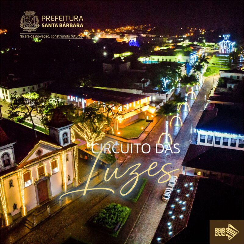 Luzes de Natal Santa Bárbara 2021