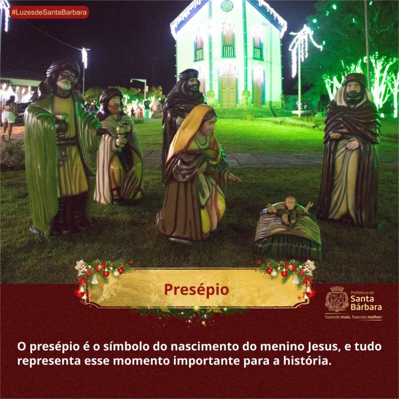Luzes de Natal Santa Bárbara 2022